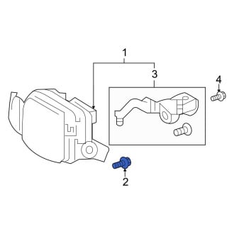 Lexus OE - Lower Cruise Control Distance Sensor Screw