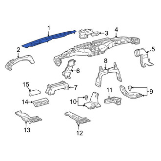 Lexus OE - Front Windshield Defroster Nozzle
