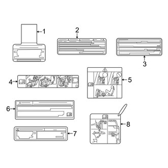 Lexus OE - Information Labels - Labels (Interior)