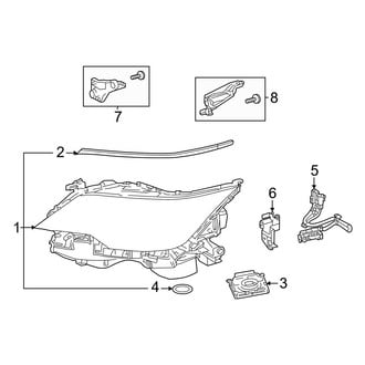 Lexus OE - Front Lamps - Headlamp Components