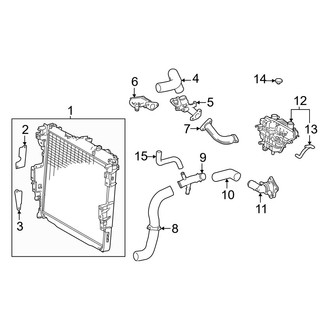 Lexus OE - Cooling - Radiator & Components (F Sport Handling / Luxury / Overtrail / Ultra Luxury)
