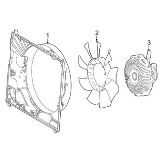 Lexus OE - Cooling Fan (Mechanical), (F Sport Handling / Luxury / Overtrail / Ultra Luxury)