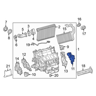 Lexus OE - Right Lower HVAC Air Inlet Door Actuator