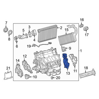 Lexus OE - Right Lower HVAC Air Inlet Door Actuator