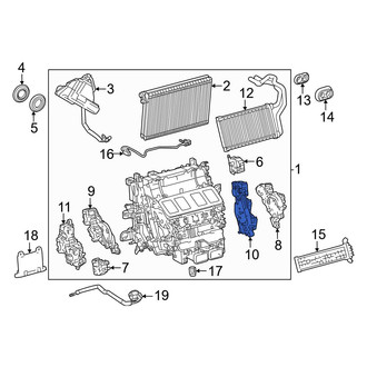 Lexus OE - Right Lower HVAC Air Inlet Door Actuator
