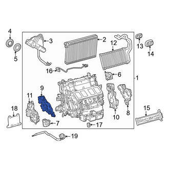 Lexus OE - Left HVAC Air Inlet Door Actuator