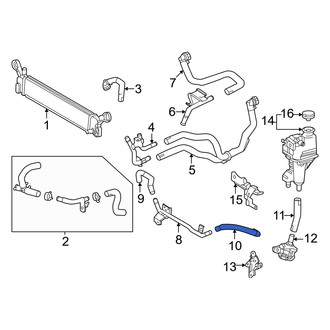Lexus OE - Drive Motor Inverter Coolant Line