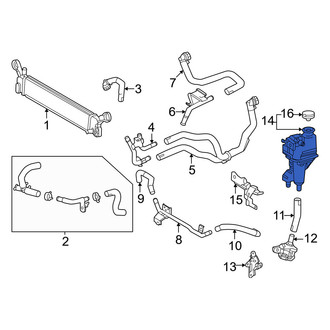 Lexus OE - Drive Motor Inverter Coolant Reservoir