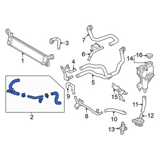 Lexus OE - Drive Motor Inverter Radiator Hose