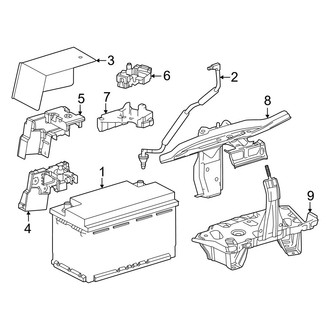 Lexus OE - Electrical - Battery (Conventional), (F Sport Handling / Luxury / Overtrail / Ultra Luxury)