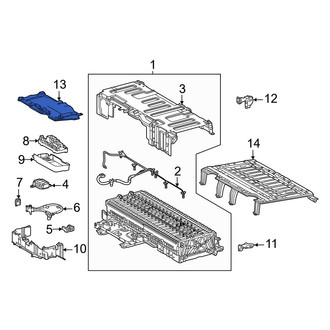 Lexus OE - Drive Motor Battery Pack Cover