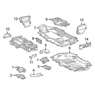 Lexus OE - Electrical - Battery (High Voltage, Ducts & Shields), (F Sport Handling / Luxury / Overtrail / Ultra Luxury)