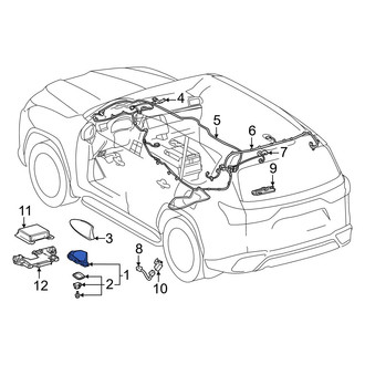 Lexus OE - Radio Antenna Assembly
