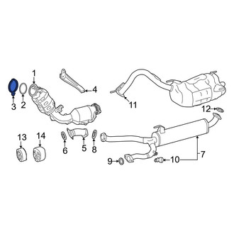 Lexus OE - Catalytic Converter Clamp