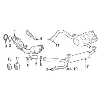 Lexus OE - Exhaust System - Exhaust Components