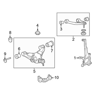 Lexus OE - Front Suspension - Suspension Components