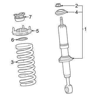 Lexus OE - Front Suspension - Struts & Components