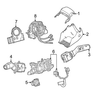 Lexus OE - Steering Column - Shroud, Switches & Levers (Base / F Sport Handling / Luxury / Premium / Ultra Luxury)