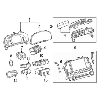 Lexus OE - Instrument Panel - Cluster & Switches (F Sport / Luxury / Premium / Ultra Luxury)
