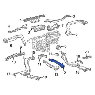Lexus OE - Instrument Panel Air Duct