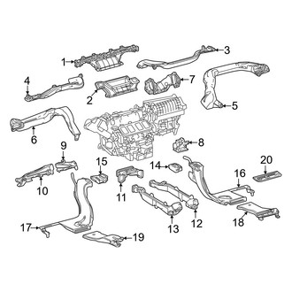 Lexus OE - Instrument Panel - Ducts (Front)