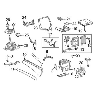 Lexus OE - Front Console (With Cool Box)