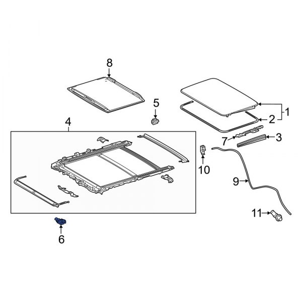 Sunroof Motor