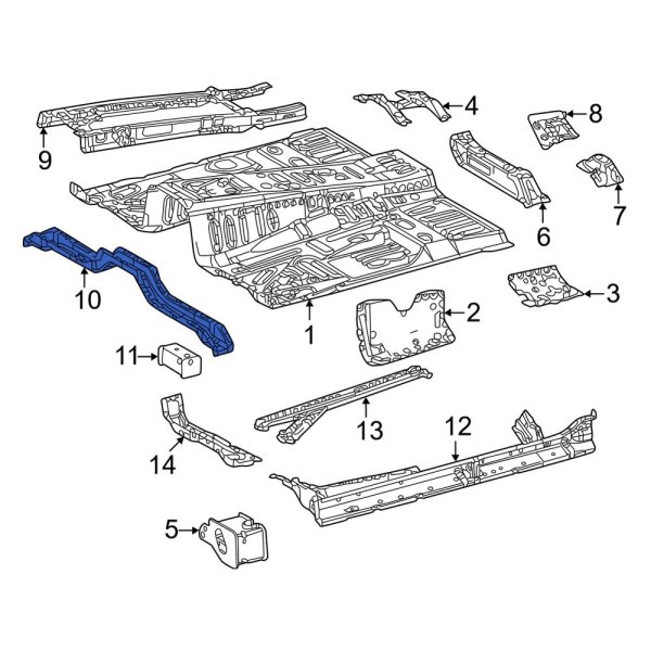 Floor Pan Crossmember