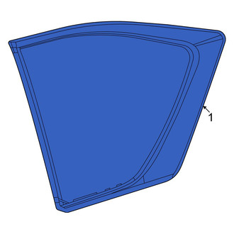 Lexus OE - Rear Left Quarter Glass