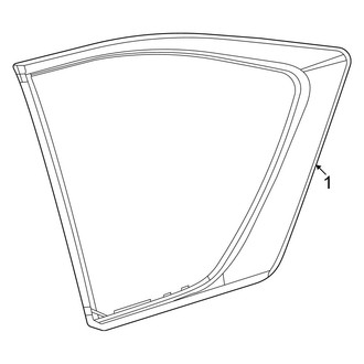 Lexus OE - Quarter Panel - Glass