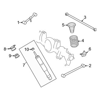 Lexus OE - Rear Suspension - Suspension Components