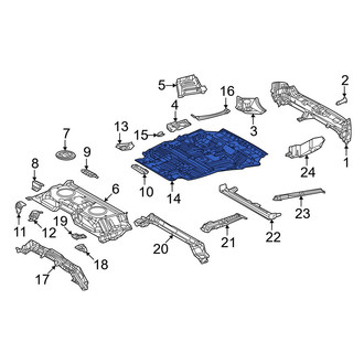 Lexus OE - Rear Floor Pan