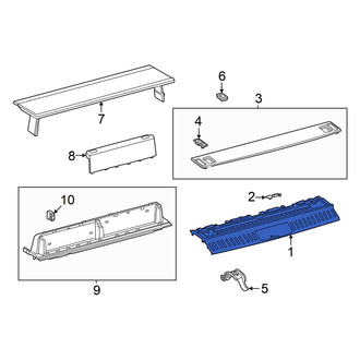 Lexus OE - Rear Liftgate Trim Scuff Plate