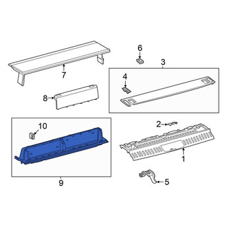 Lexus OE - Rear Inner Trunk Floor Access Cover