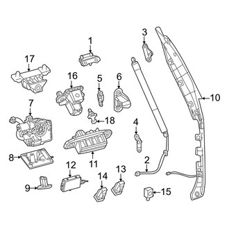 Lexus OE - Lift Gate - Lock & Hardware