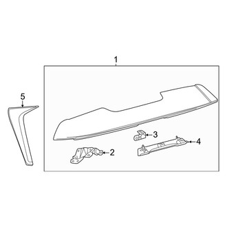 Lexus OE - Lift Gate - Spoiler