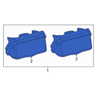 Lexus OE - Rear License Plate Light Assembly