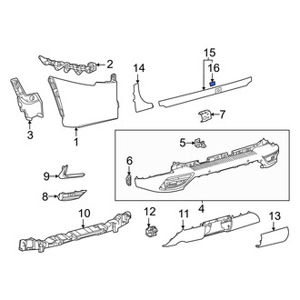 Lexus OE - Rear Jack Plug Cover