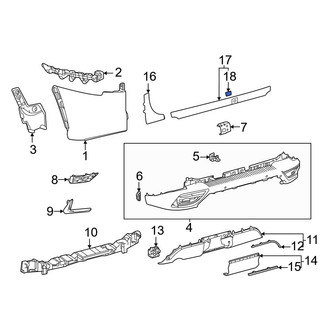 Lexus OE - Rear Jack Plug Cover
