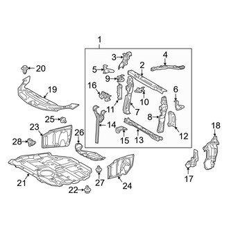 Lexus OE - Radiator Support