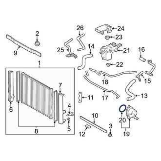 Lexus OE - Engine Coolant Water Inlet Gasket