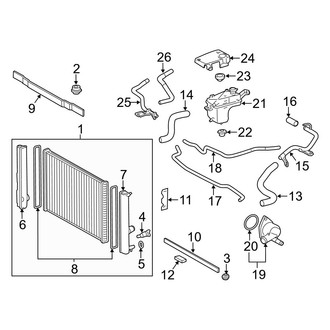 Lexus OE - Cooling - Radiator & Components
