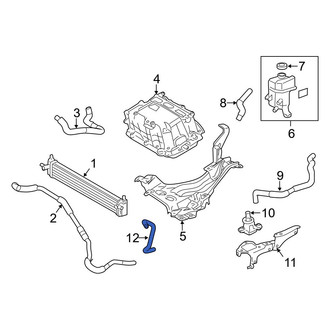 Lexus OE - Drive Motor Inverter Radiator Hose