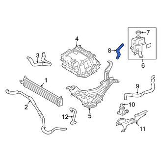Lexus OE - Upper Drive Motor Inverter Radiator Hose