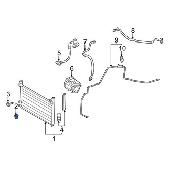 Lexus OE - A/C Condenser Bracket Insulator