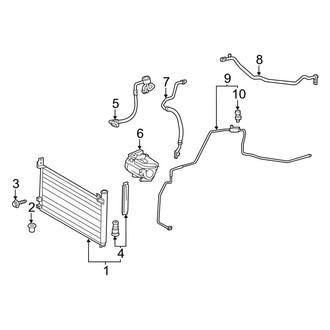 Lexus OE - Air Conditioner & Heater - Condenser, Compressor & Lines