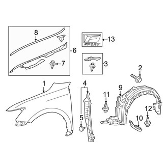 Lexus OE - Fender & Components