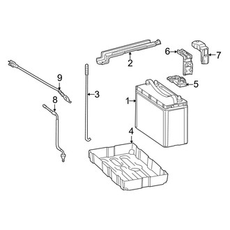 Lexus OE - Electrical - Battery (Conventional)