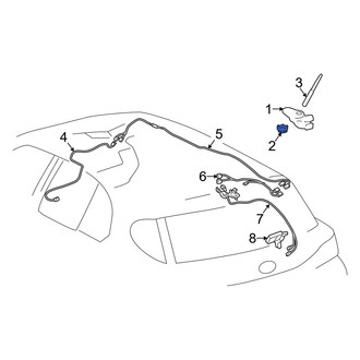 Lexus OE - Radio Antenna Base Nut