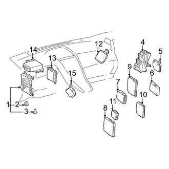 Lexus OE - Electrical - Fuse & Relay (Instrument Panel)